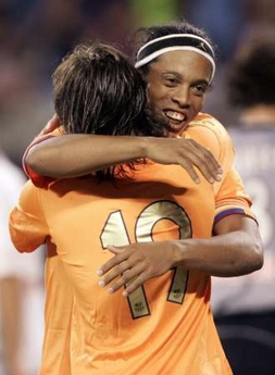 ronaldinho et messi